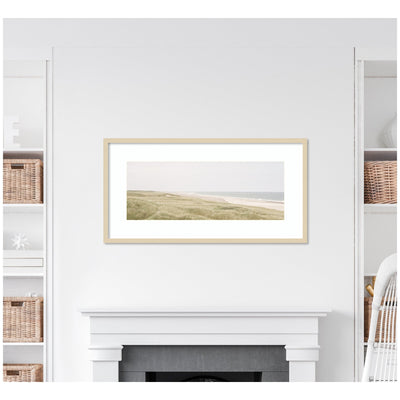 Peaceful and Serene Coastal Landscape by The Creative Bunch Studio Framed Wall Art Print