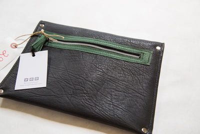 Handmade Rug Fragment Clutch