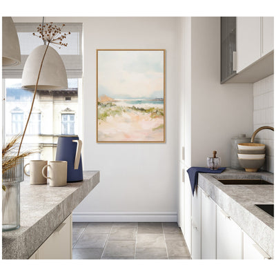 Tranquil Landscape III expansion by Amy Lighthall Framed Canvas Wall Art Print