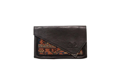 Handmade Rug Fragment Clutch