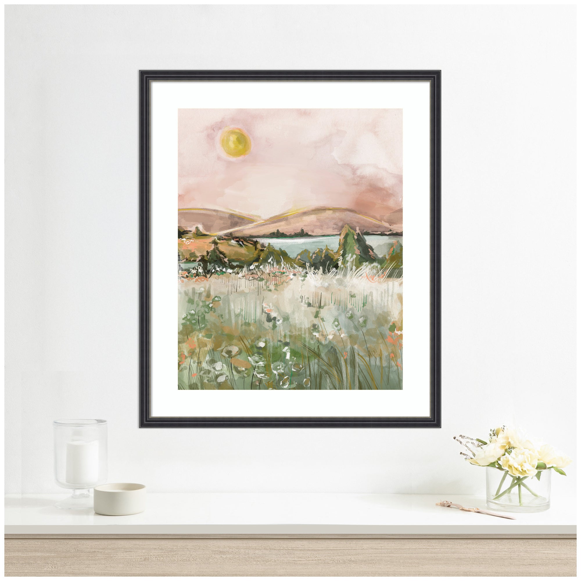 Framed Art Neutral Landscape 02 by Annie Quigley