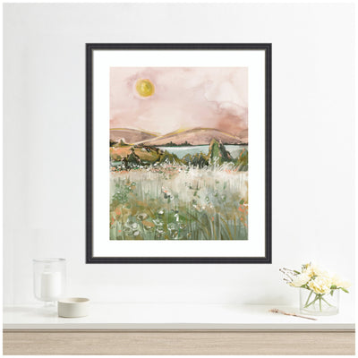Framed Art Neutral Landscape 02 by Annie Quigley