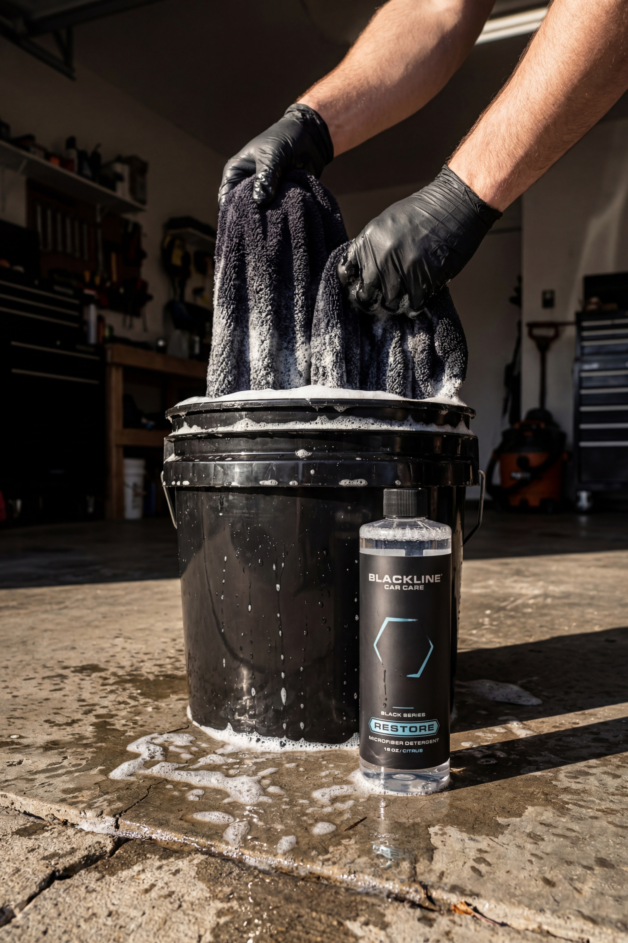 BLACKLINE® RESTORE MICROFIBER DETERGENT by Blackline Car Care - product image 4 for Resin Society