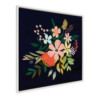Sylvie Floralis C Framed Canvas