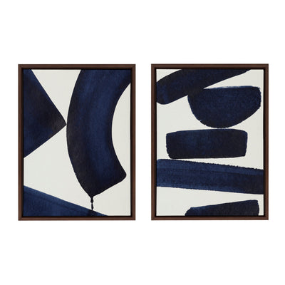 Sylvie Japandi 3 and Japandi 26 Framed Canvas Art Set by Rocket Jack