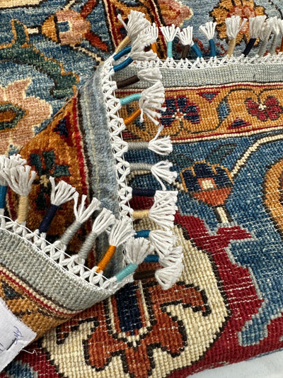 Hand-Knotted Trasitional Serapi Ghazni Wool Rug – 9’1” x 12’ – by Rugistan - product image 17 for Resin Society