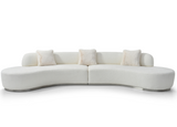 Perla Curved Sofa by DEKOR - main product image for Resin Society