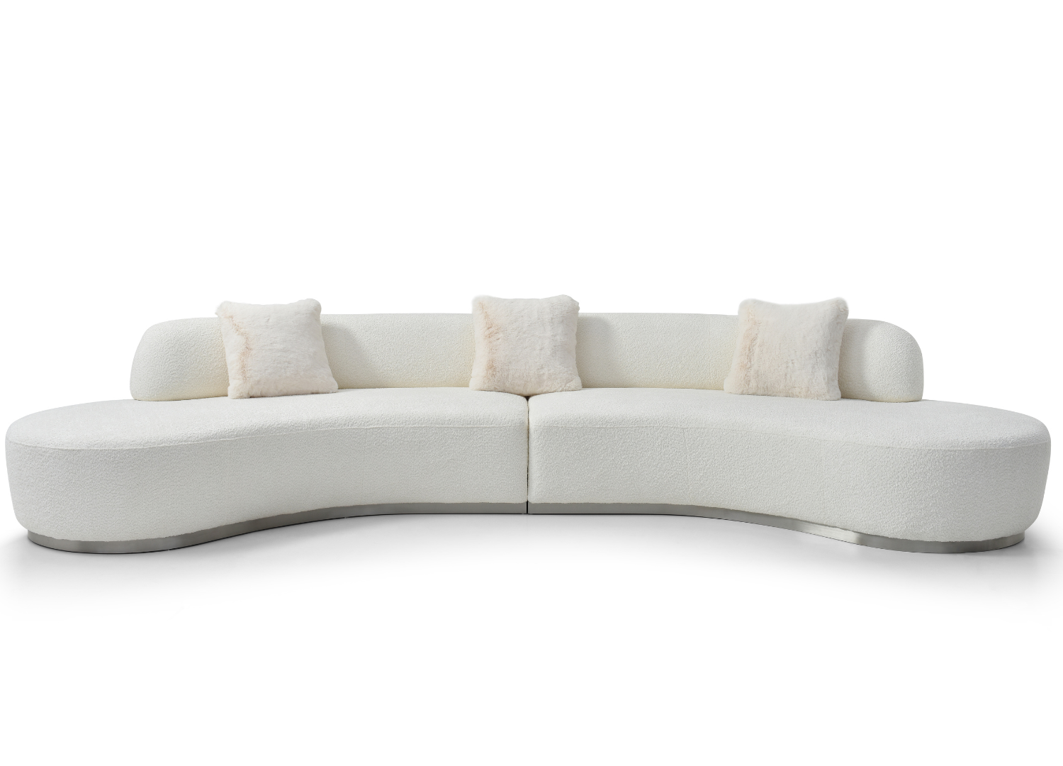 Perla Curved Sofa by DEKOR - main product image for Resin Society