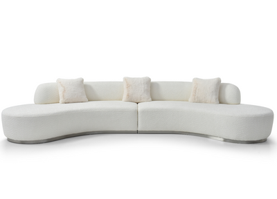 Perla Curved Sofa by DEKOR - Resin Society