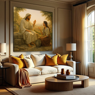 Samaritan at the Well Faith Wall Art II by Tailored Canvases - product image 2 for Resin Society