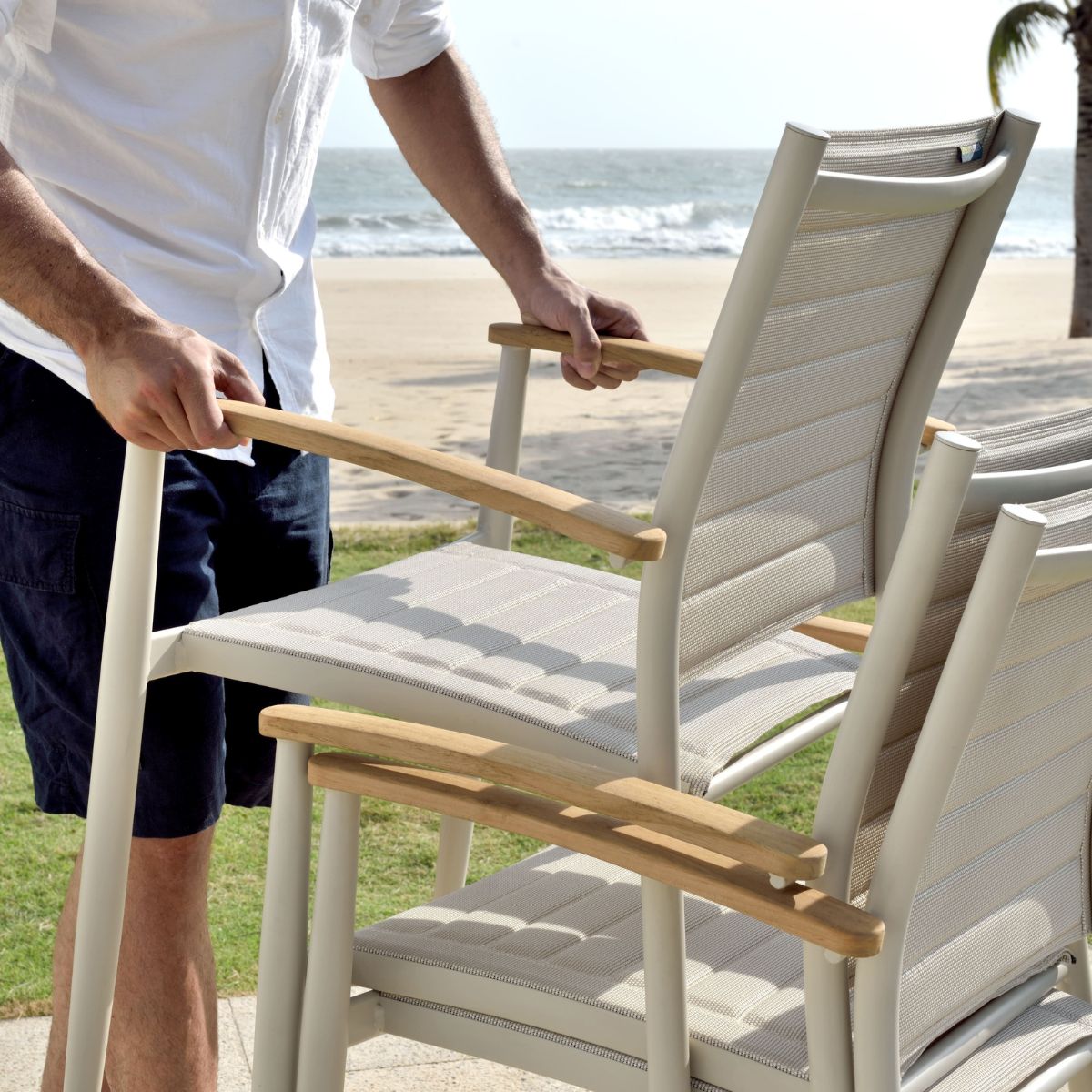 Portals Light Lite 2pc Stacking Armchair by LifestyleGarden US - product image 10 for Resin Society