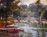 Two by John Beard Collection, plein air painting reproduction on board, 11x14