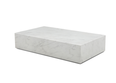 Cube Rectangular Coffee Table by DEKOR - Resin Society