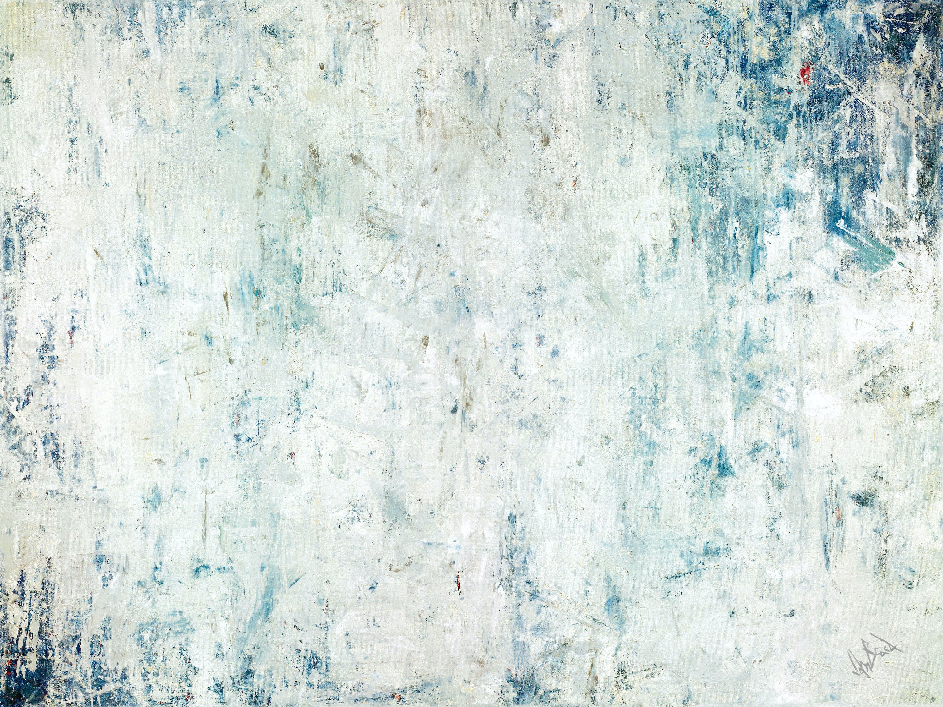 Glacier Artist Enhanced Canvas Print by John Beard Collection - main product image for Resin Society