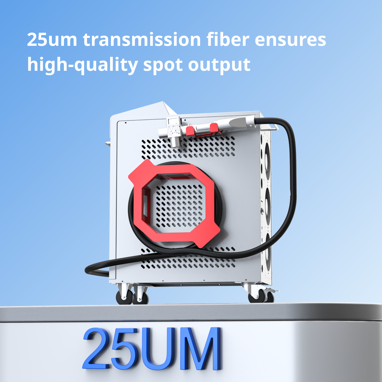 Hand-Held Fiber Laser Cleaner 2000W