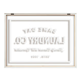 Blake Same Day Laundry Framed Printed Glass by kateandlaurel - product image 4 for Resin Society