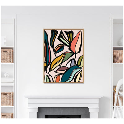 Fanciful Ficus Expansion by Alicia Bock Framed Canvas Wall Art Print