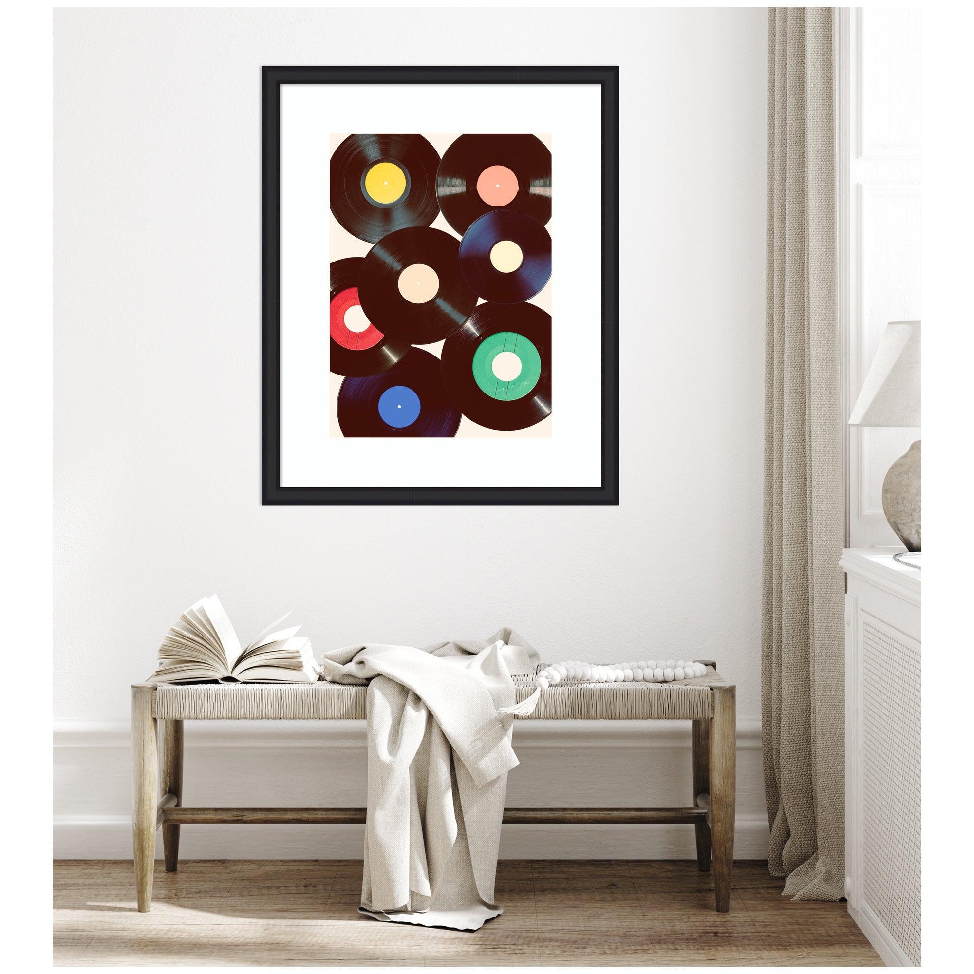 Framed Art Retro Vinyl by Honey Island Studio