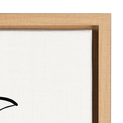 Sylvie Botanical Sketch Print No 2 Framed Canvas