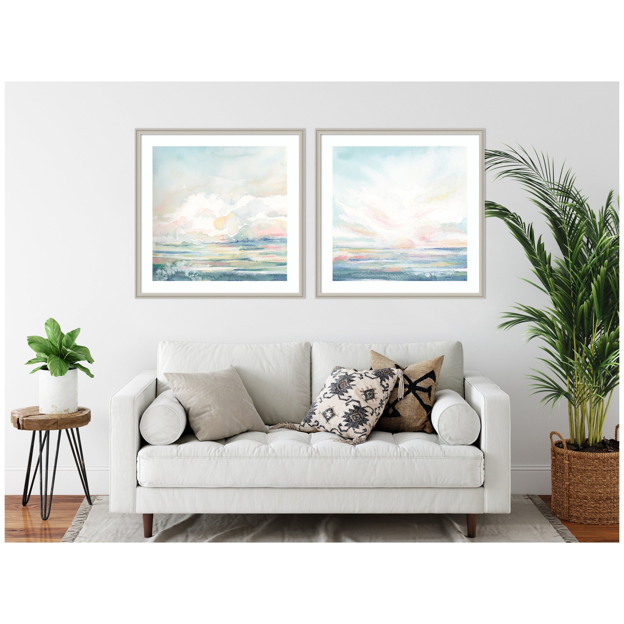 Heavenly Stillness 2 Piece Framed Wall Art Print Set by Julie Maida
