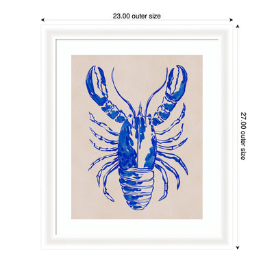Framed Art Lobster by Nikita Jariwala