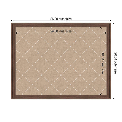 Pinboard Beige Lattice Pattern