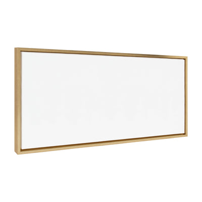 Sylvie Blank Framed Canvas 18x40