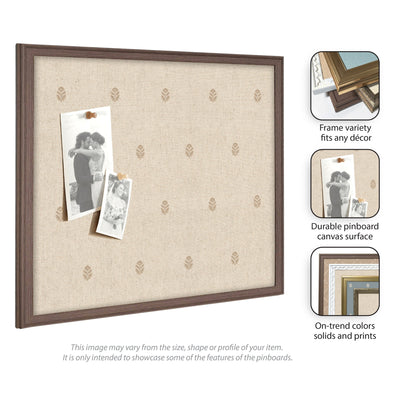 Pinboard Beige Botanical Block Print