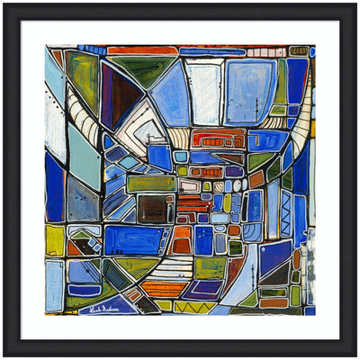 Framed Art Retro Current by Leah Nadeau