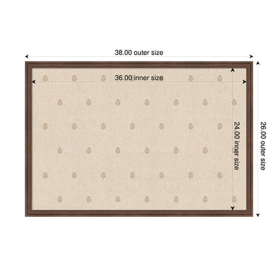 Pinboard Beige Botanical Block Print