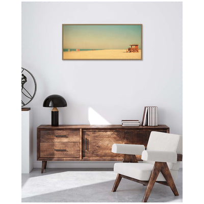 Lido Revisited Panel by Alicia Bock Framed Canvas Wall Art Print