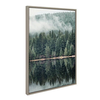 Sylvie Evergreen Reflections Framed Canvas by Emiko and Mark Franzen of F2Images