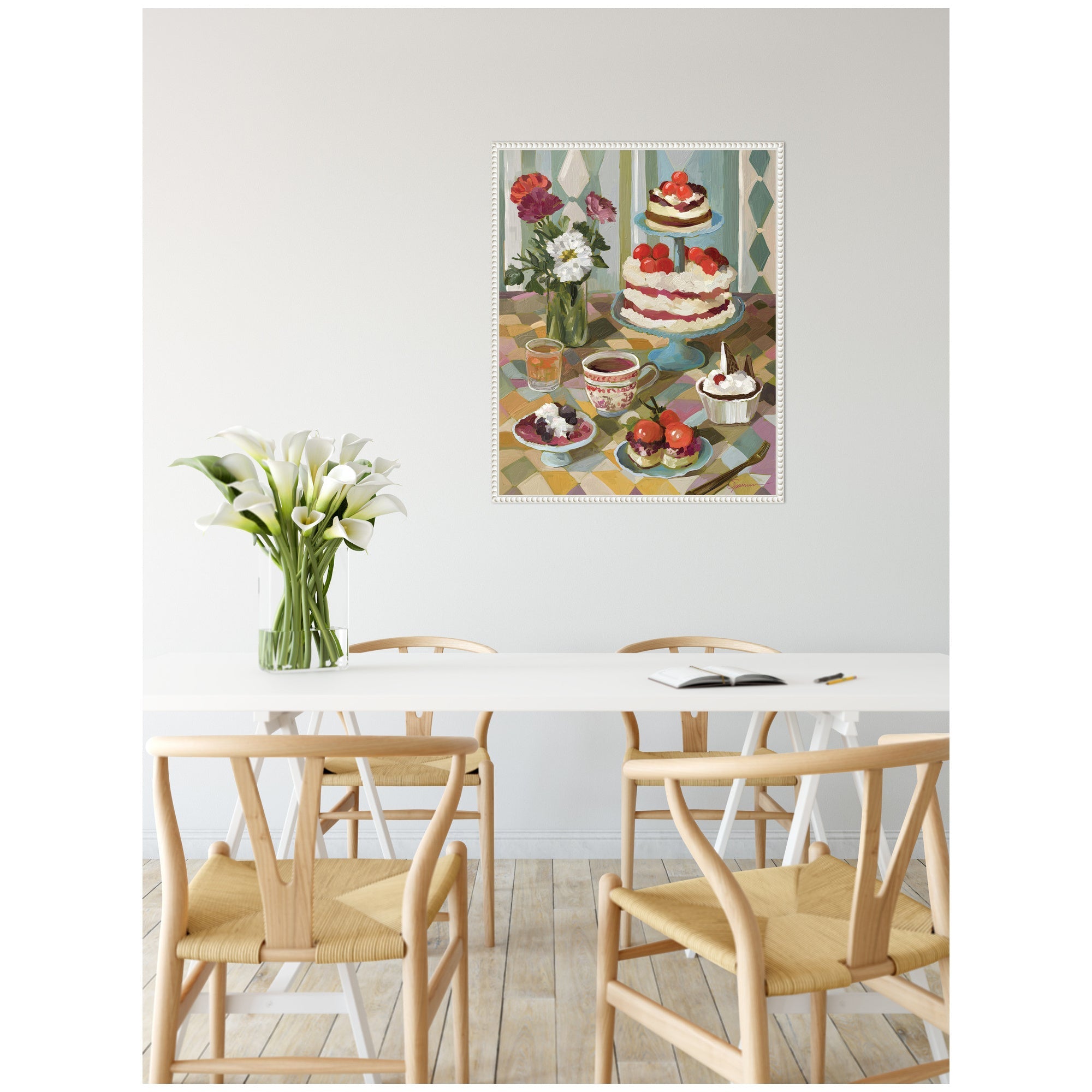 Sweet Tooth by Mary Sparrow Framed Canvas Wall Art Print