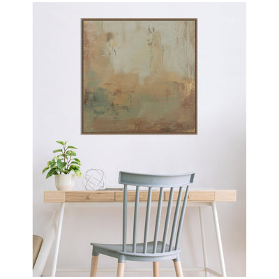 Sage Horizon No.
2 by Amy Lighthall Framed Canvas Wall Art Print