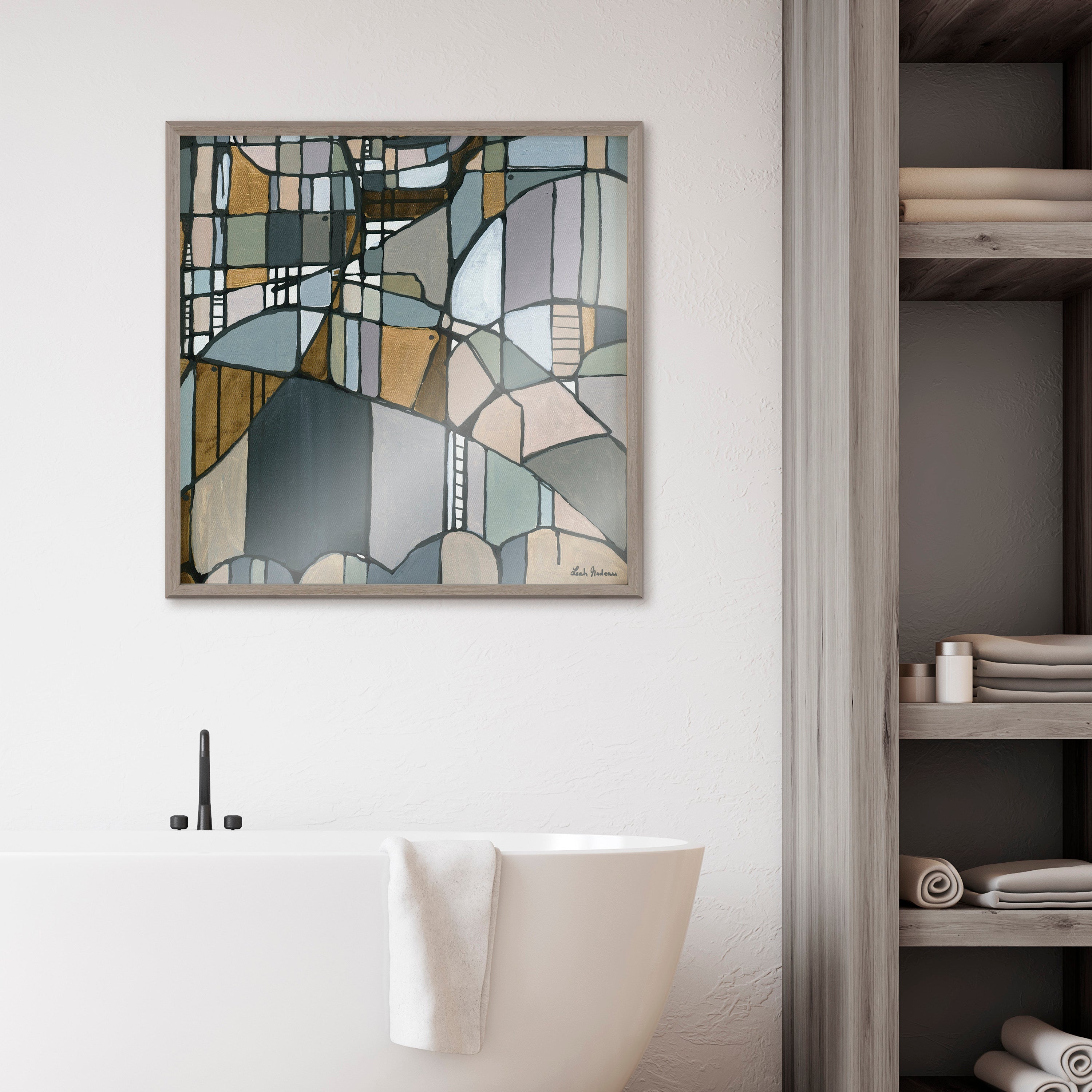 Blake Deco Nadeau 2 Framed Printed Acrylic by Leah Nadeau by kateandlaurel - product image 5 for Resin Society