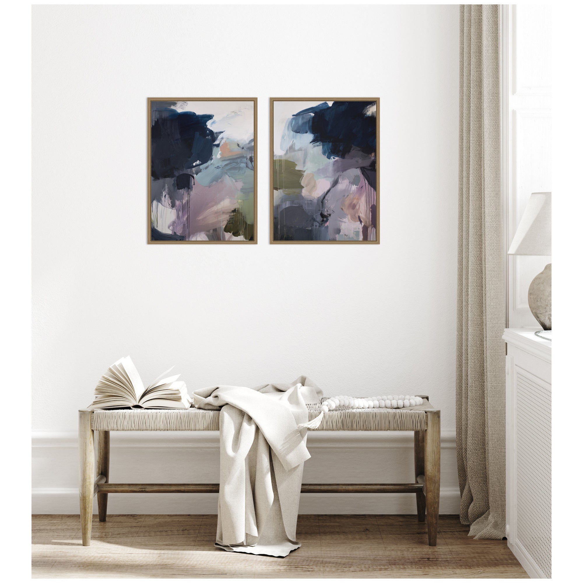 Under the Sky No.
1 & No.
2 2 Piece Framed Canvas Wall Art Set by Amy Lighthall