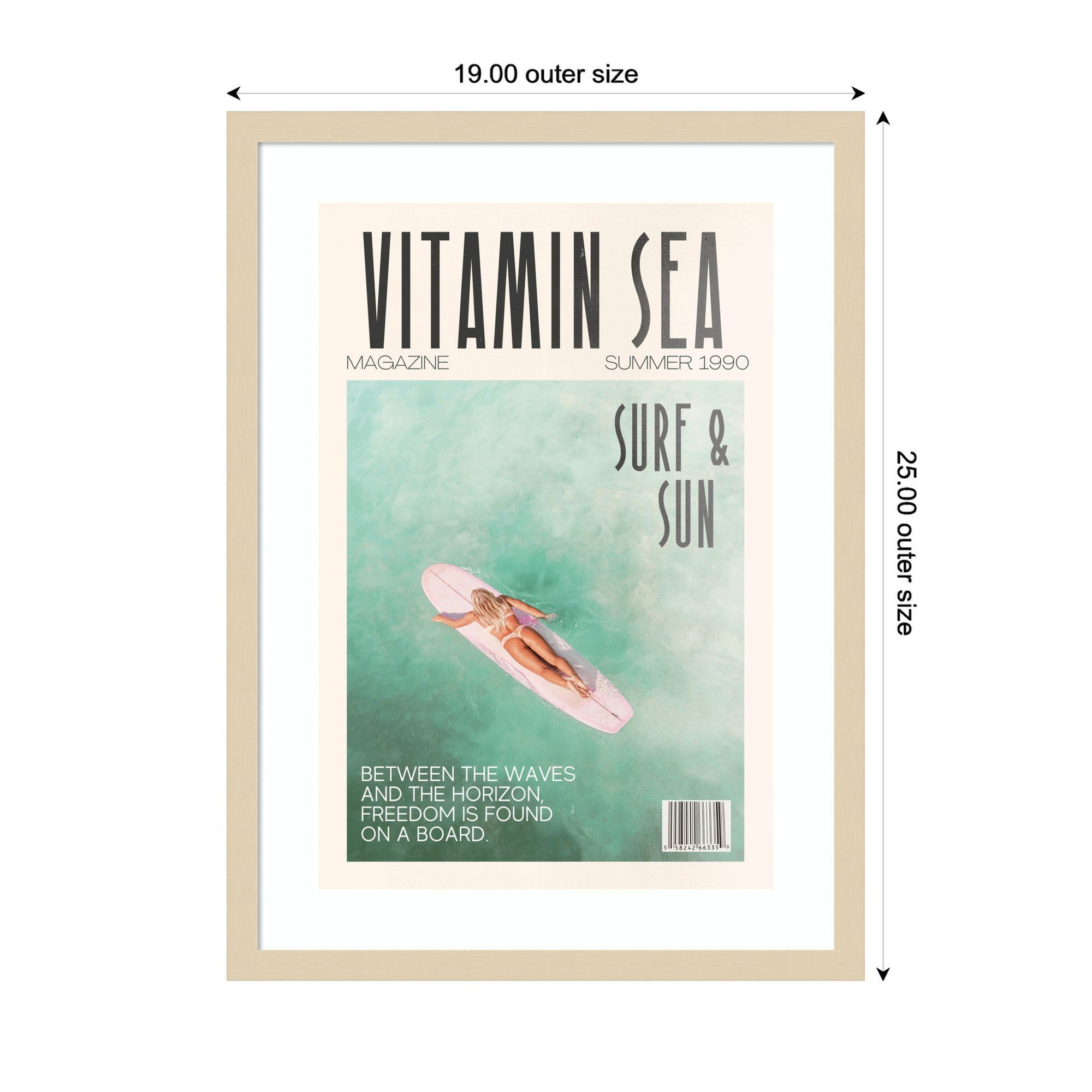 Vitamin Sea by Honey Island Studio Framed Wall Art Print