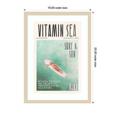 Vitamin Sea by Honey Island Studio Framed Wall Art Print