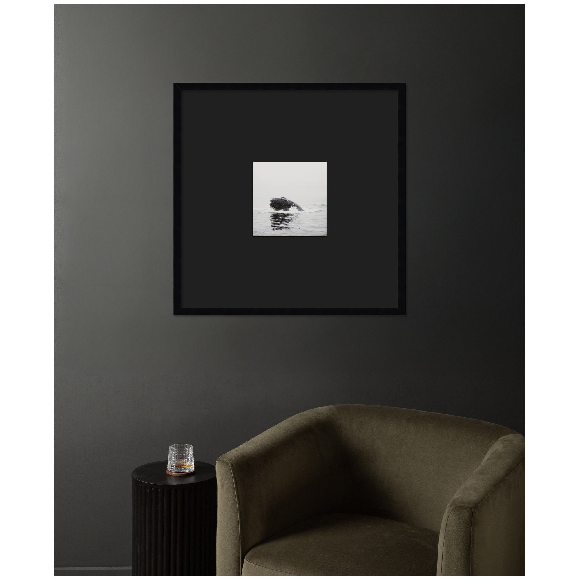 Humpback Whale No.
4 by Laura Evans Framed Wall Art Print Matted