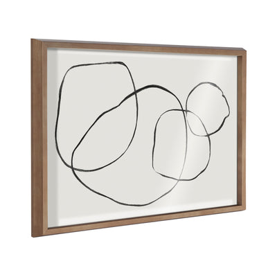Blake 869 Going In Circles Framed Printed Glass by Teju Reval of by kateandlaurel - product image 14 for Resin Society
