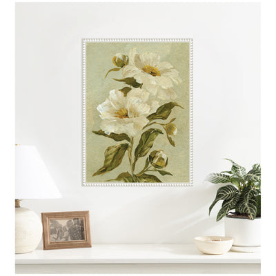 Floral No 9 by Annie Quigley Framed Canvas Wall Art Print
