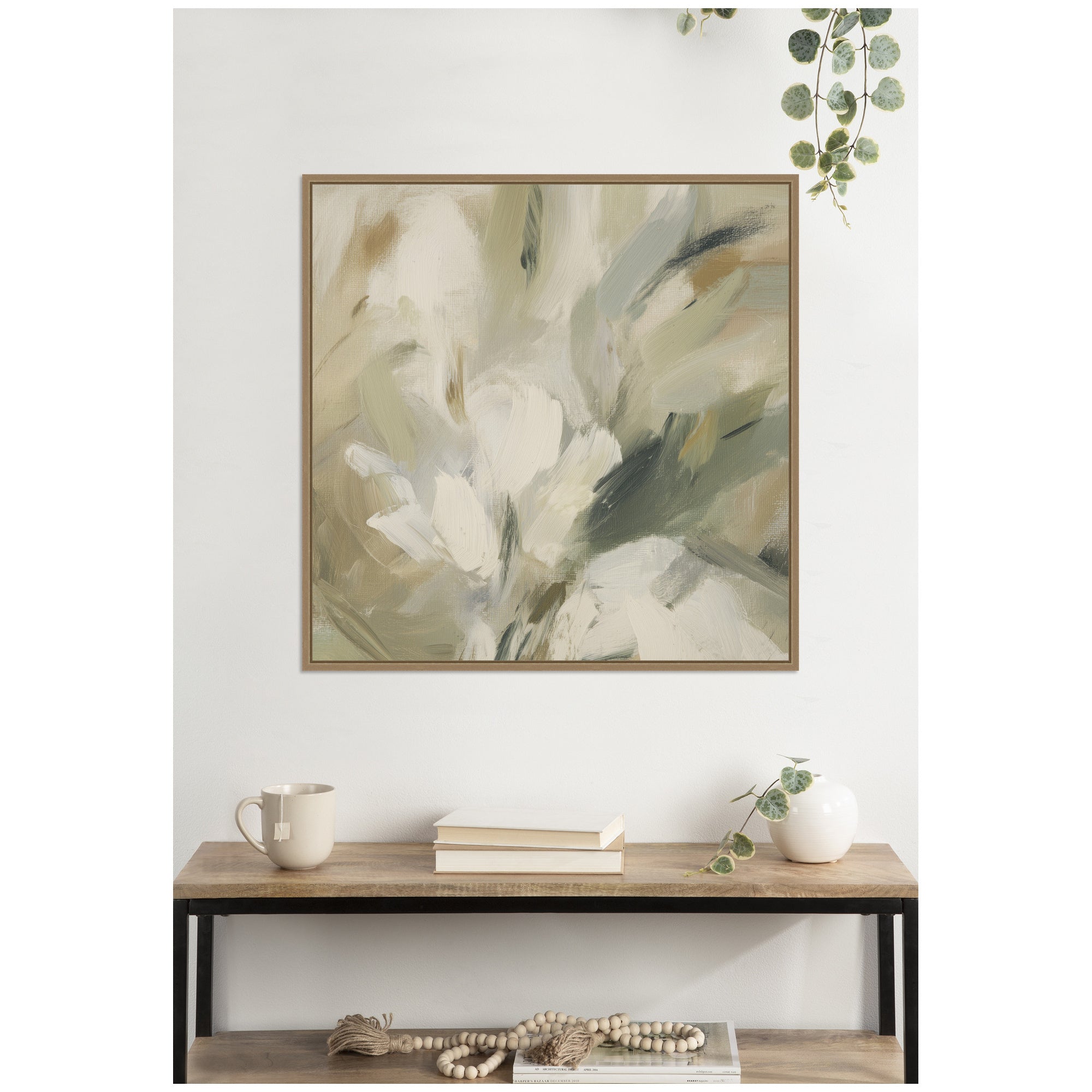 Olive Bloom No.
1 by Amy Lighthall Framed Canvas Wall Art Print