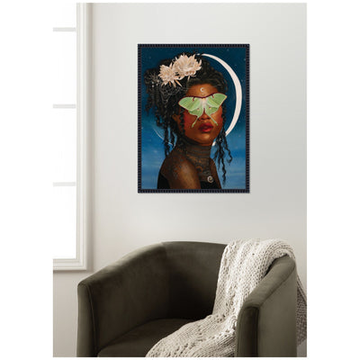 Luna Ascending by Charlotte Brindley Framed Canvas Wall Art Print