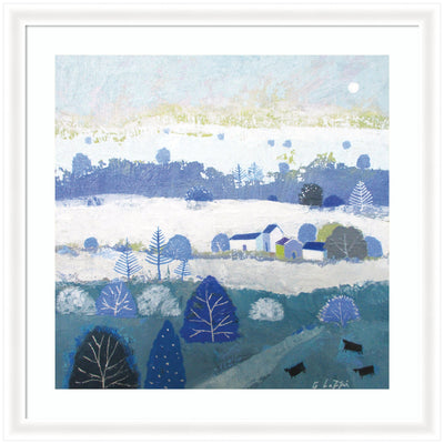 Framed Art Winter Dales by Giuliana Lazzerini