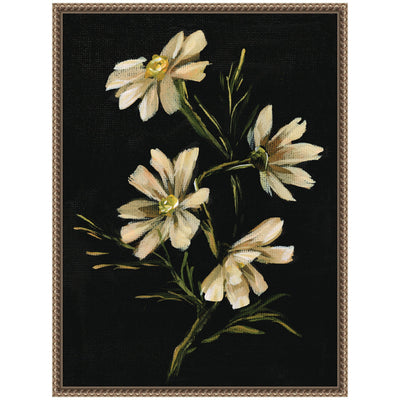 Sylvie Moody Floral 4 Framed Canvas by Annie Quigley