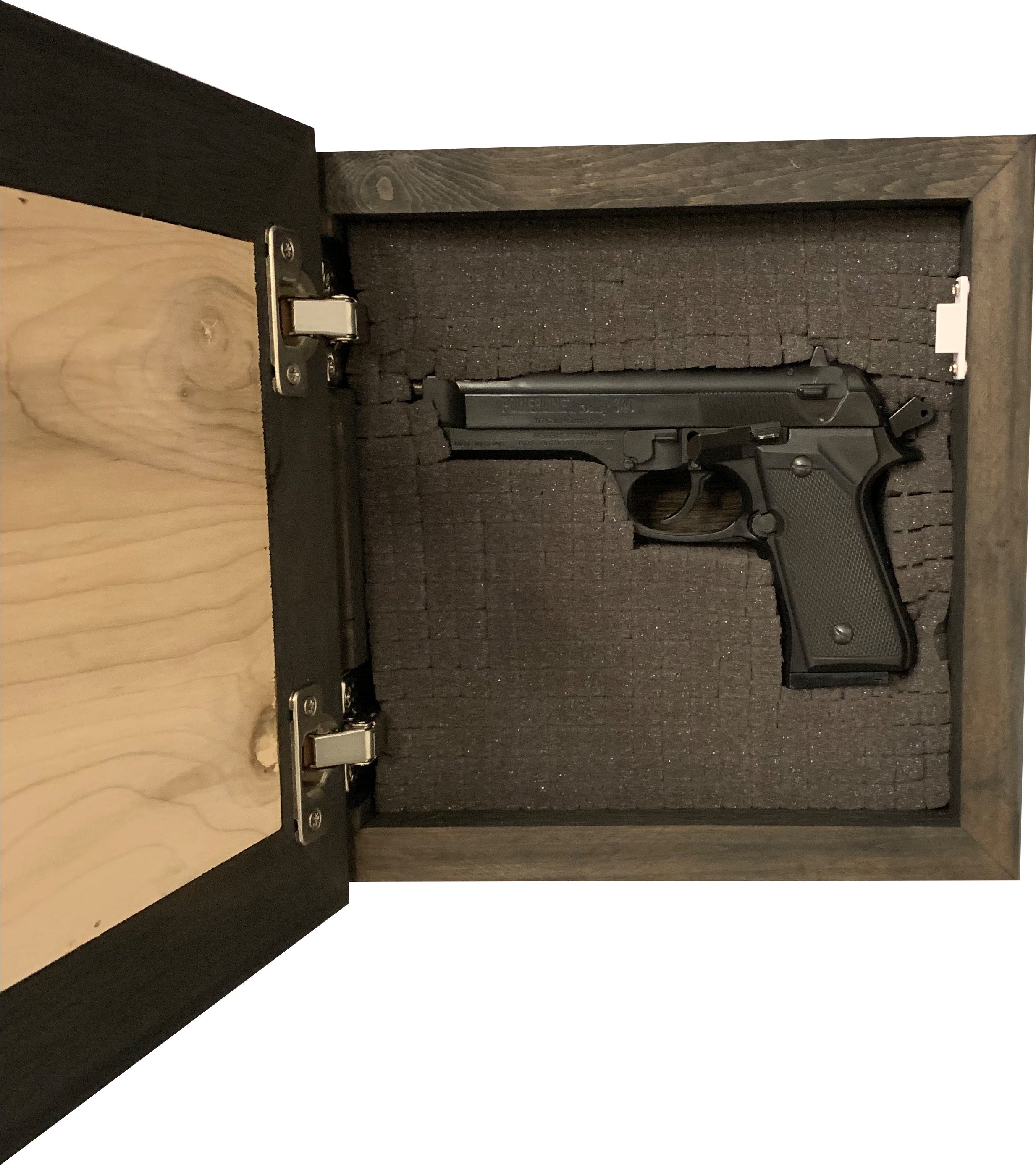 Second Amendment Hidden Gun Safe, 2nd Amendment Skull Concealment Shelf by Bellewood Designs - product image 6 for Resin Society