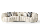 Rhodes Curved Sofa by DEKOR - main product image for Resin Society