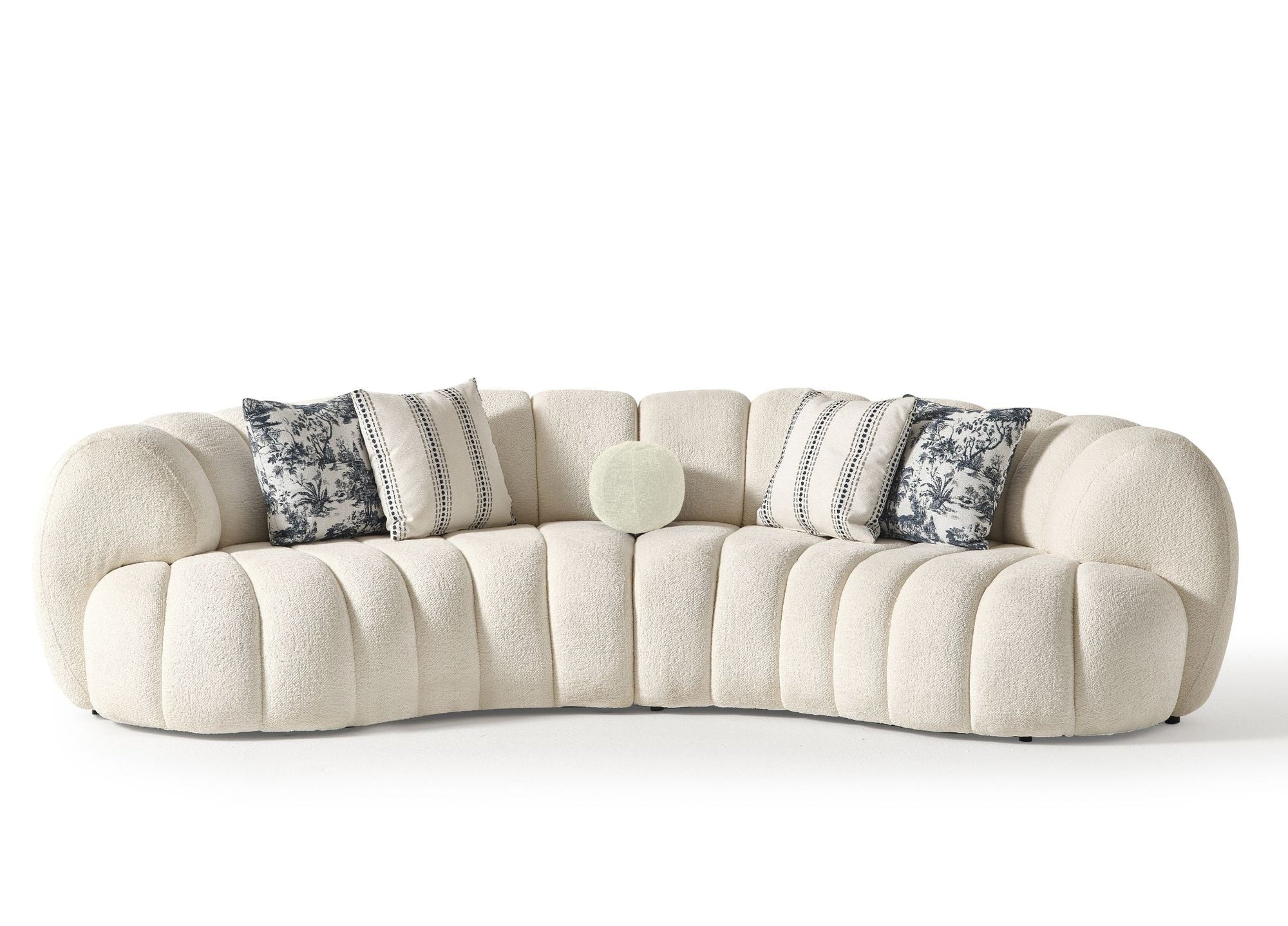 Rhodes Curved Sofa by DEKOR - main product image for Resin Society