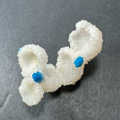 Cavansite Ball 'Floaters' on Stilbite MD by Rare Earth Gallery