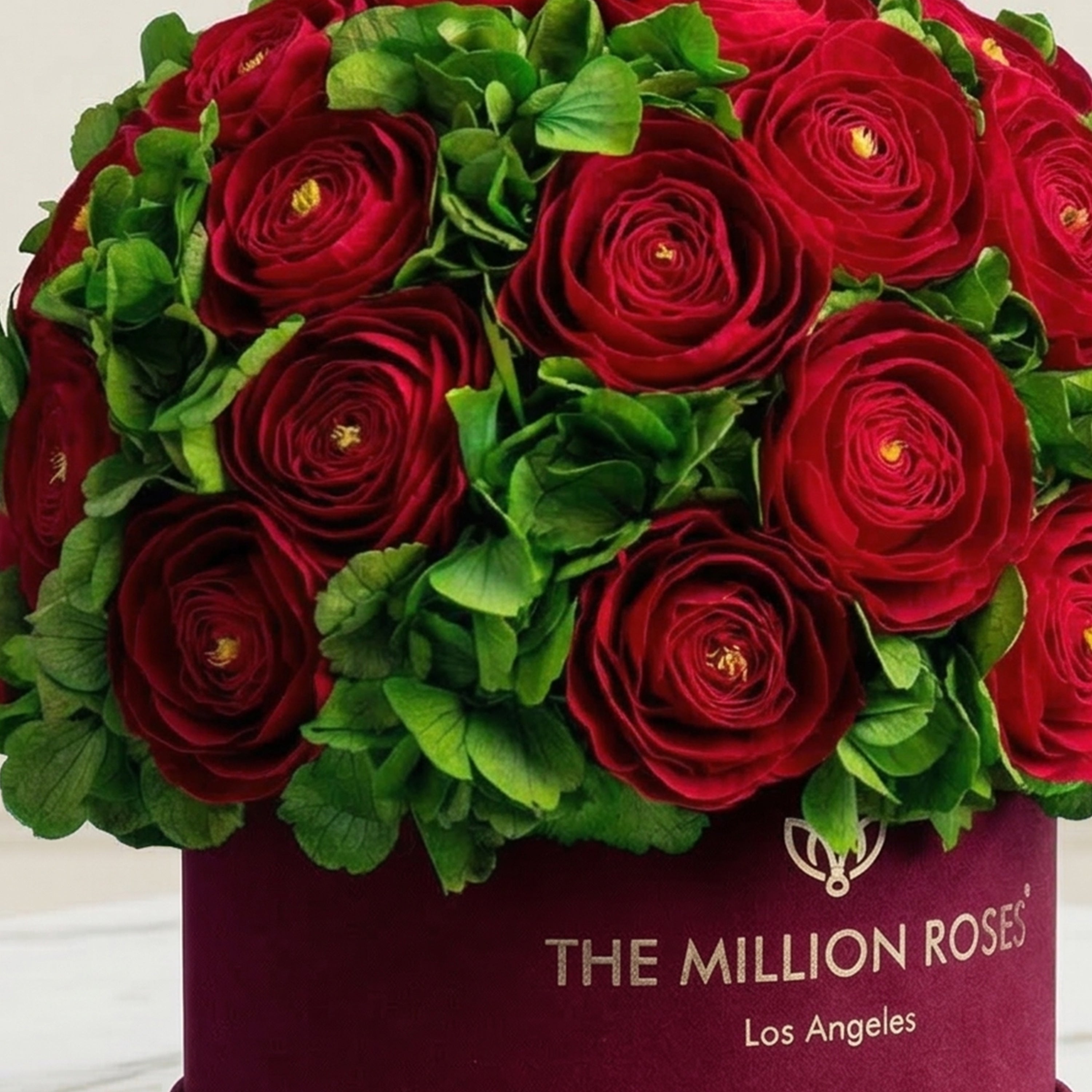 Classic Bordeaux Suede Box by The Million Roses - product image 3 for Resin Society